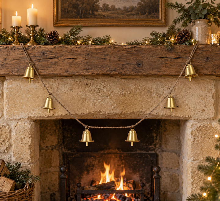 Metal Bell Garland - 138 cm