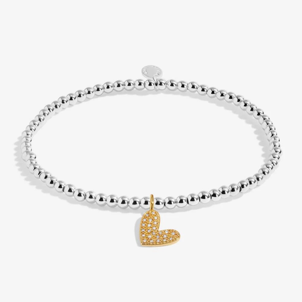 Joma Jewellery Little Love You To Bits bracelet featuring delicate charm and silver chain, perfect for gifting or everyday wear.
