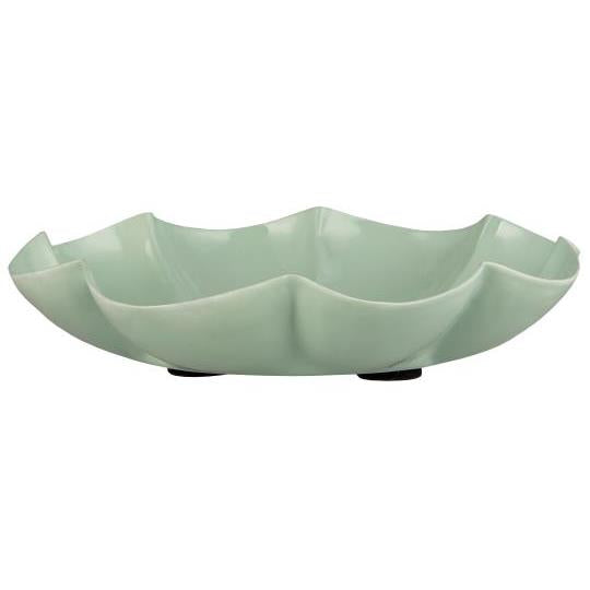 Green flower candle holder from IB Laursen Summer collection, featuring a decorative floral design and rustic style.
