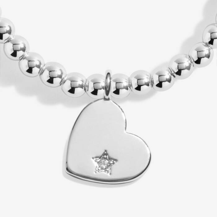 Silver A Little Favourite Person bracelet by Joma Jewellery featuring a delicate charm and adjustable chain.