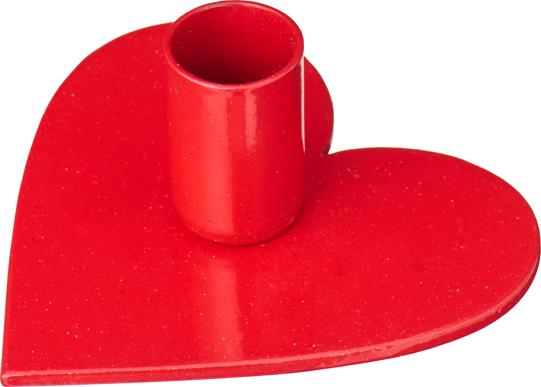 Heart-Shaped Candle Holder for Taper Candles