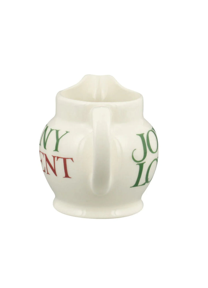 Emma Bridgewater Christmas Tiny Jug Decoration featuring toast and marmalade design, ideal for holiday decor.