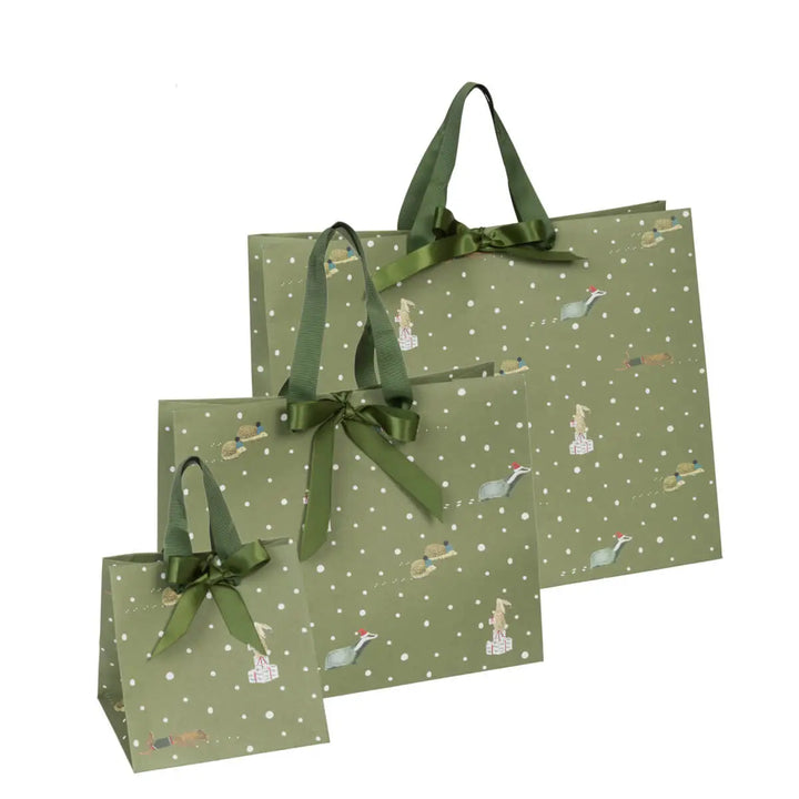 Large Festive Forest Gift Bag