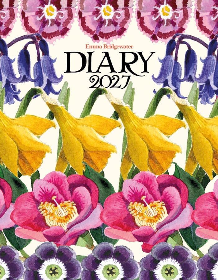 Emma Bridgwater Garden Flowers A5 Deluxe Diary