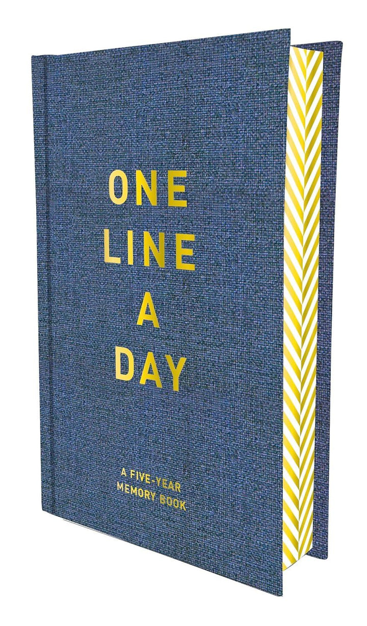 One Line a Day: A Five year Memory Book - Denim