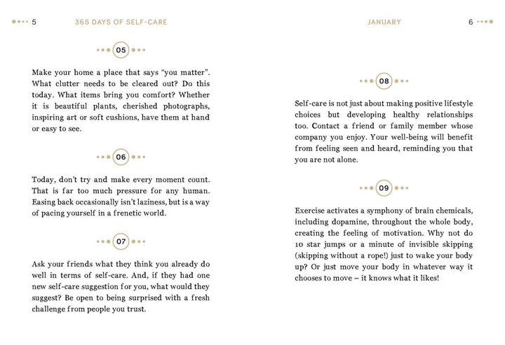 365 Days of Self Care Book