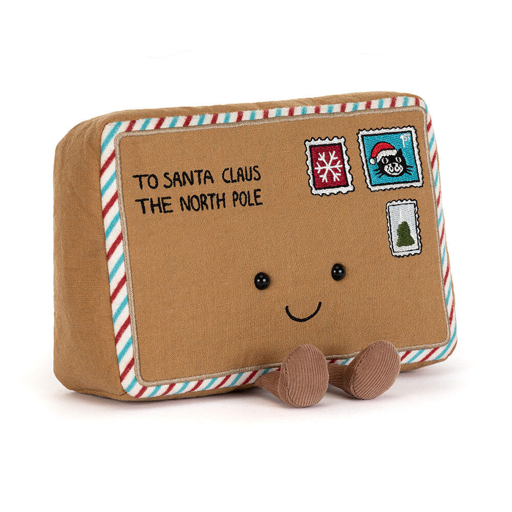 Jellycat Amuseables Letter to Santa plush toy from Cornucopia Home and Gift, soft and cute holiday-themed character for kids.