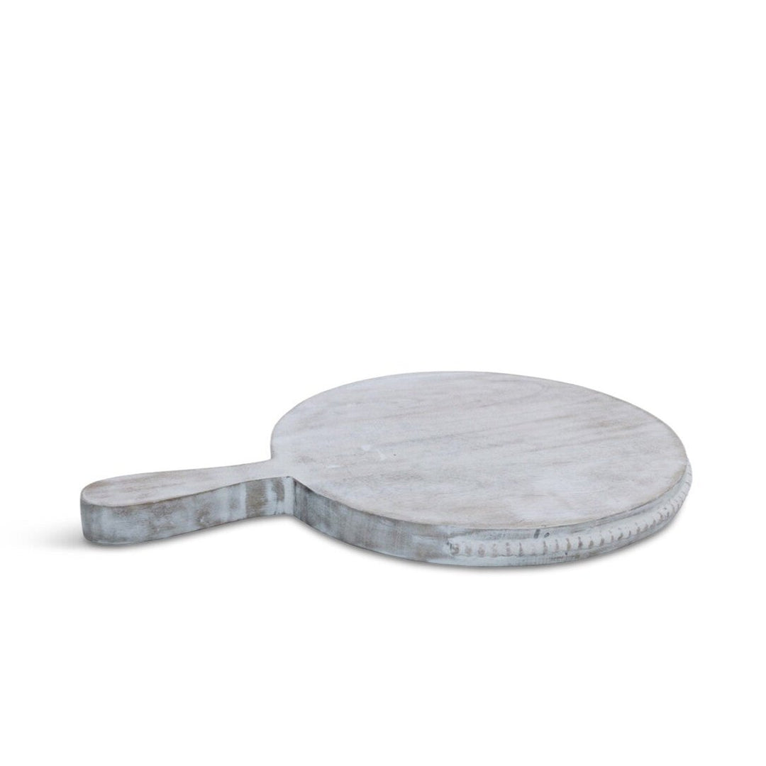 Beaded Mango large chopping board by Cornucopia Home and Gift, featuring intricate beaded design and smooth wooden surface.