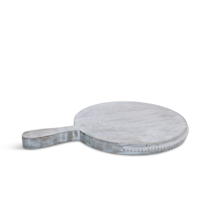 Beaded Mango large chopping board by Cornucopia Home and Gift, featuring intricate beaded design and smooth wooden surface.