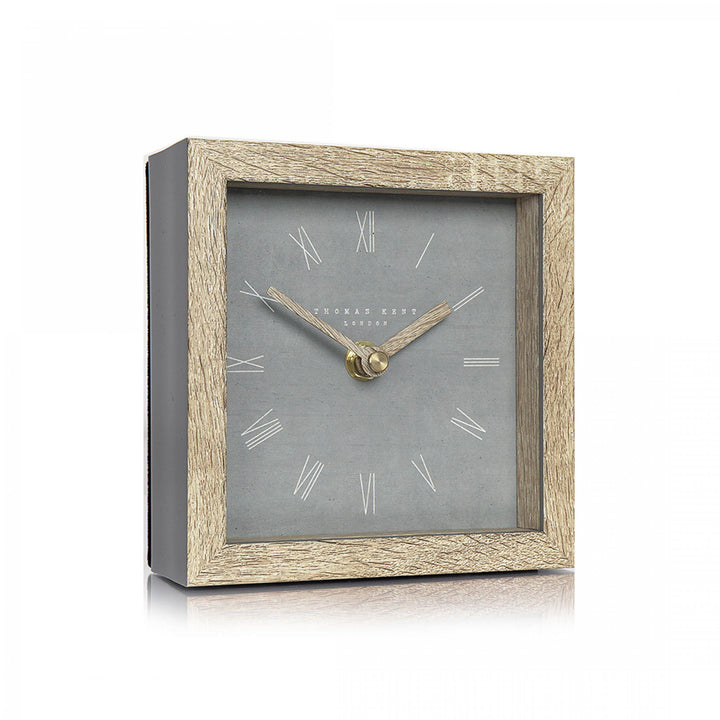 5-inch Nordic cement mantle clock by Cornucopia Home and Gift, featuring a minimalist design and modern art style.