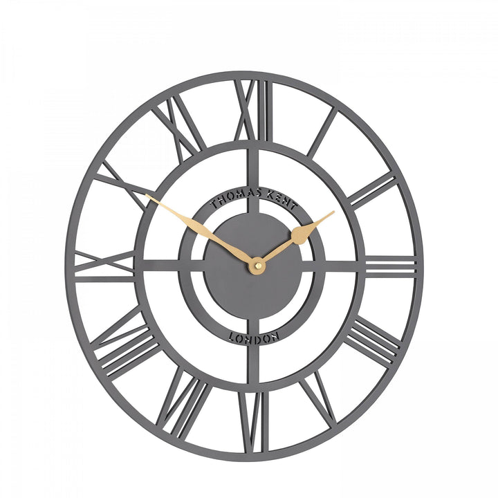 16-foot Bright Star Wall Clock by Cornucopia Home and Gift featuring a slate finish and star-shaped design for wall decor.