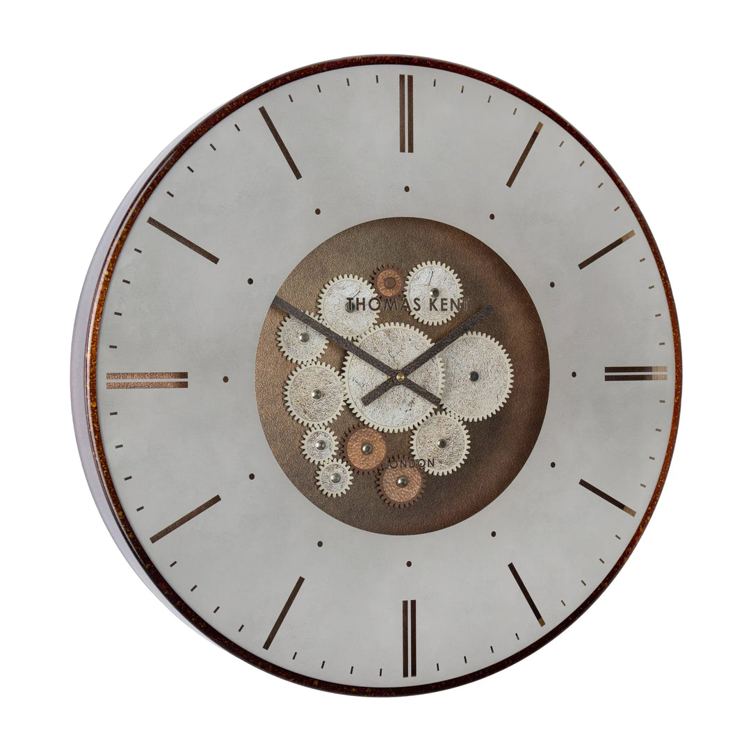 21" Clocksmith Cog Wall Clock - Bronze