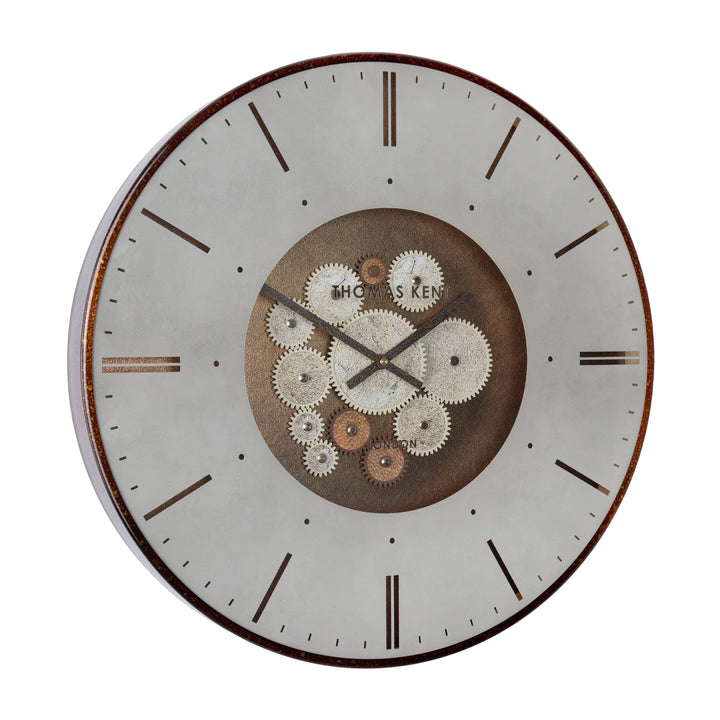 21" Clocksmith Cog Wall Clock - Bronze