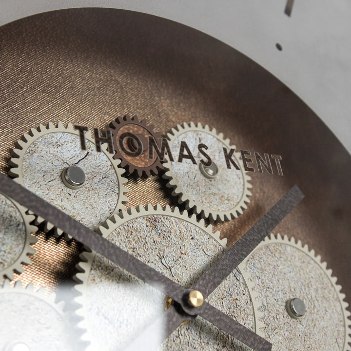 21" Clocksmith Cog Wall Clock - Bronze
