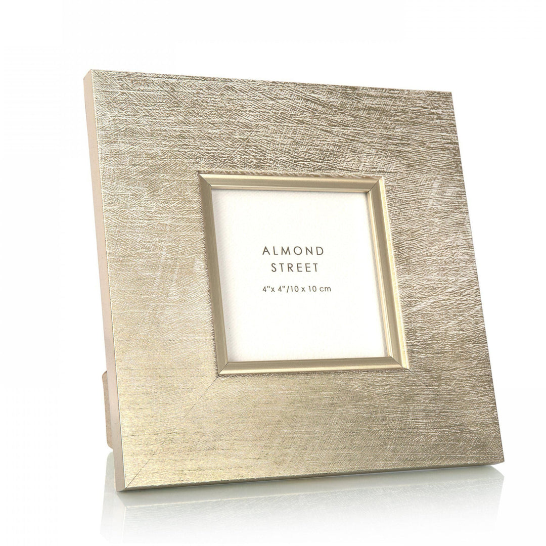 Cornucopia Home and Gift Blakeney 4x4 inch photo frame, art marketing style with a classic wooden design and glass front.