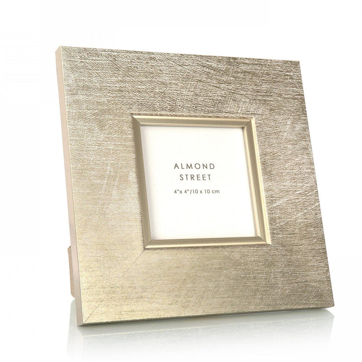 Cornucopia Home and Gift Blakeney 4x4 inch photo frame, art marketing style with a classic wooden design and glass front.
