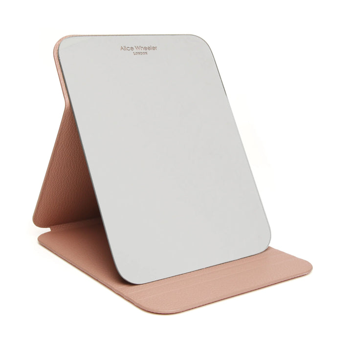 Pink Folding Travel Mirror