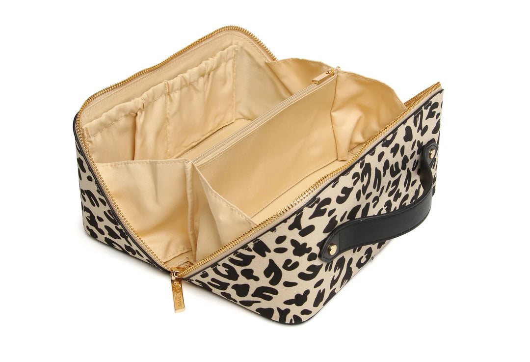 Kensington Makeup Train Case - Leopard