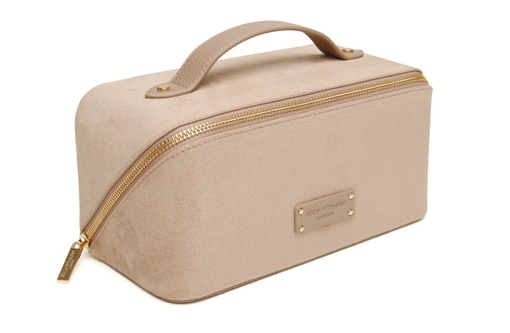 Suede Mink Kensington Train Case