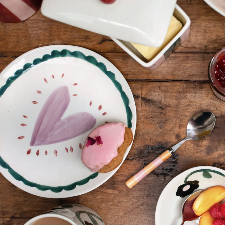 Heart with Scallop Border Plate
