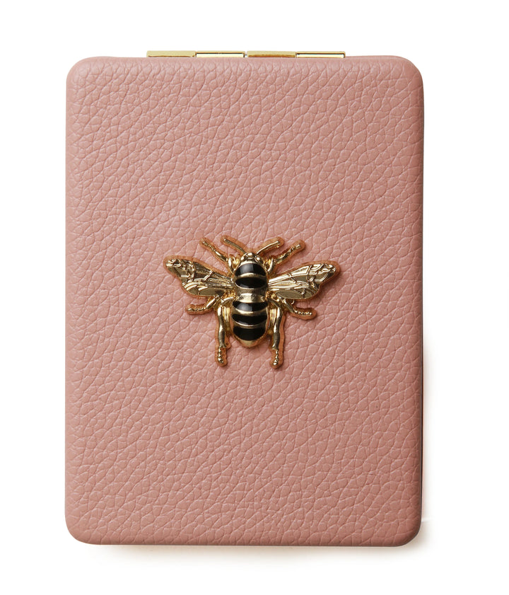 Pink Oblong Compact Mirror