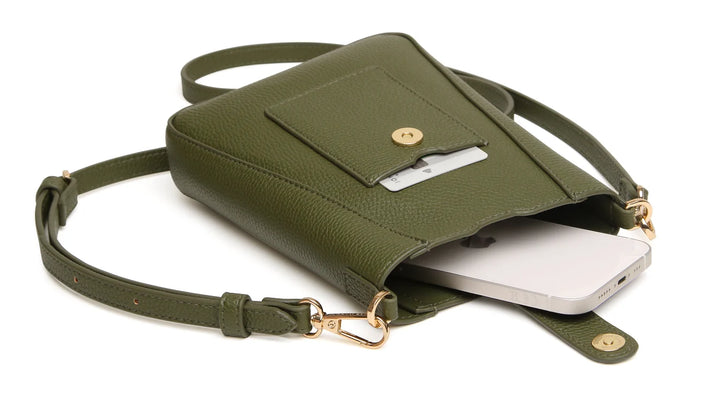 Kensington Phone Crossbody Bag - Olive