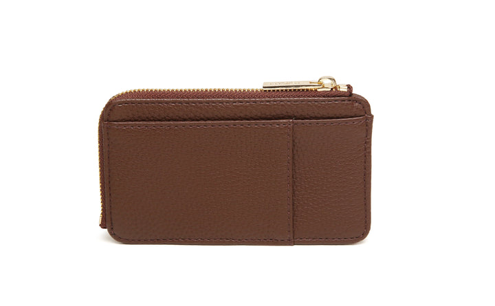 Chocolate Suede Kensington Coin Purse