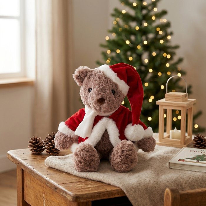 Archie Christmas Plush Bear - 38.2 cm