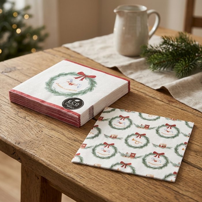 Christmas Horse Paper Napkins - Pack of 20