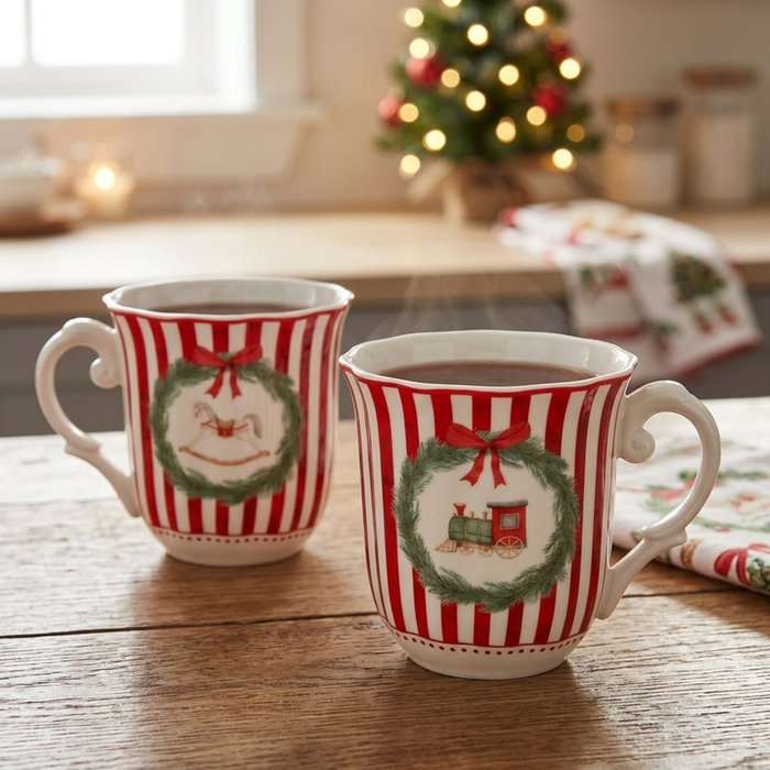 Cavallo Christmas Mug 350ml - Choice of Two Designs