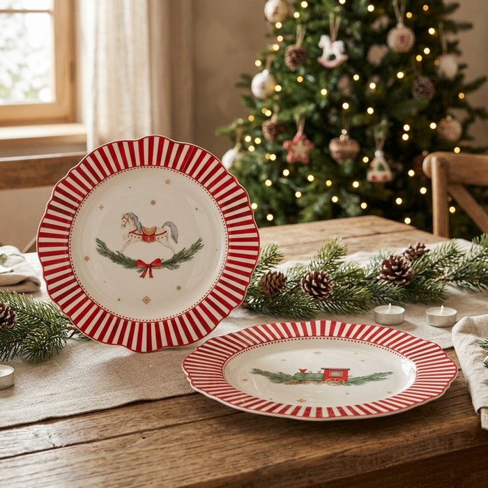 Cavallo Large Plate - Two Assorted Designs