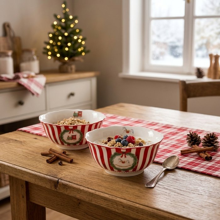 Cavallo New Bone China Bowl 500ml - Choice of Two Designs