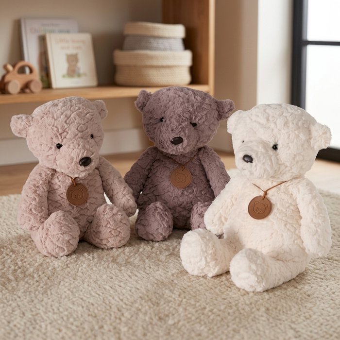 Bruno Plush Teddy Bear - 35cm - Assorted Colours
