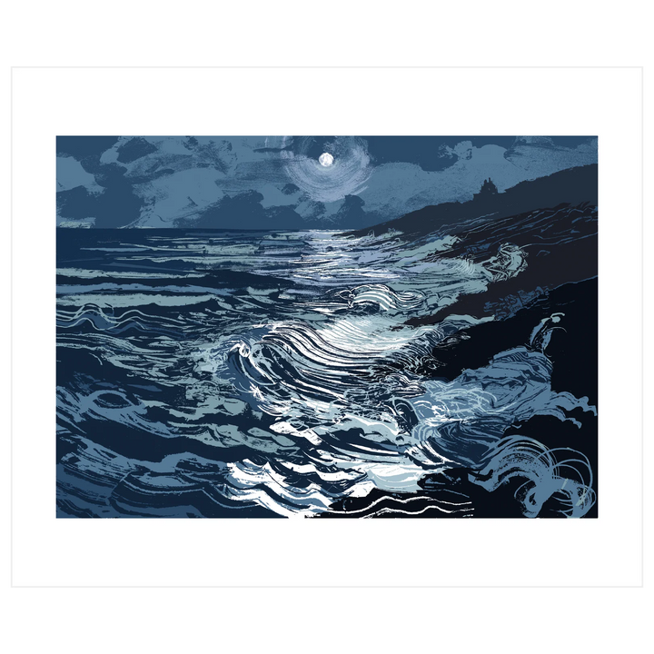 Bathing In Moonlight Art Card