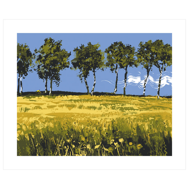 Cyclist Ariege Art Card