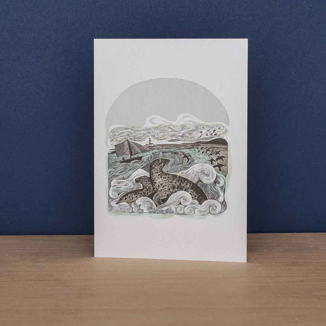 Gannets at Rathlin Island &amp; Seal Song Art Notecards (10)
