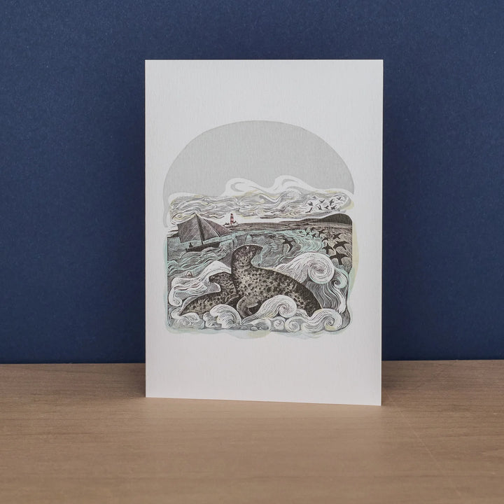 Gannets at Rathlin Island &amp; Seal Song Art Notecards (10)