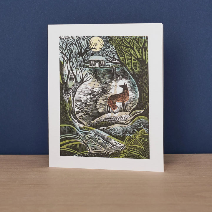 Midnight Fox Art Card