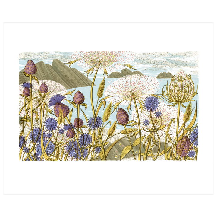 Island Summer Art Card