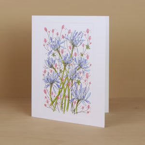 Summer Blue Art Card