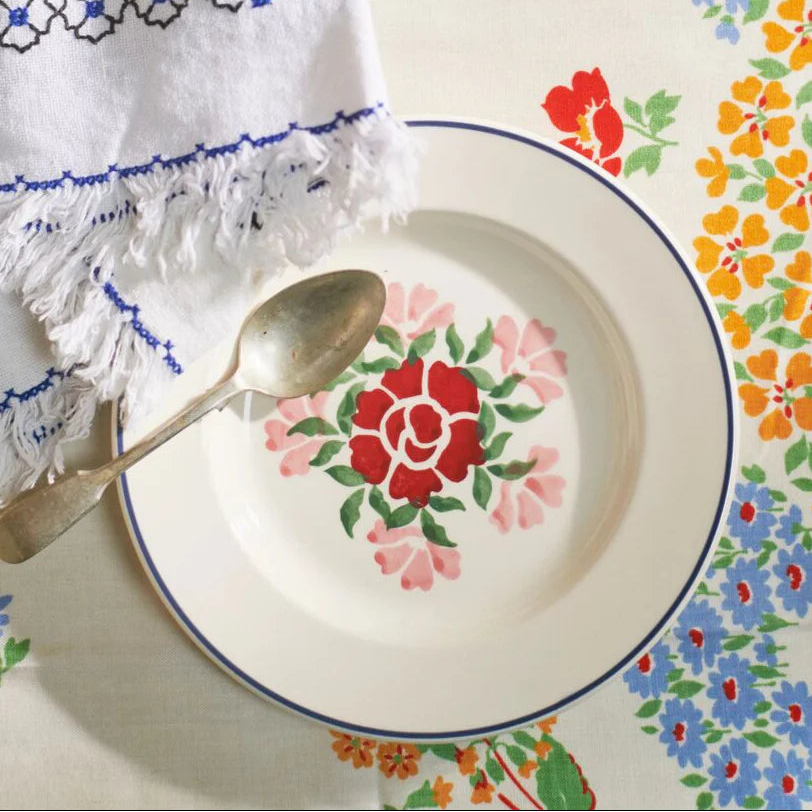 Emma Bridgewater Antique Roses 6½-inch side plate featuring floral rose pattern on ceramic surface.