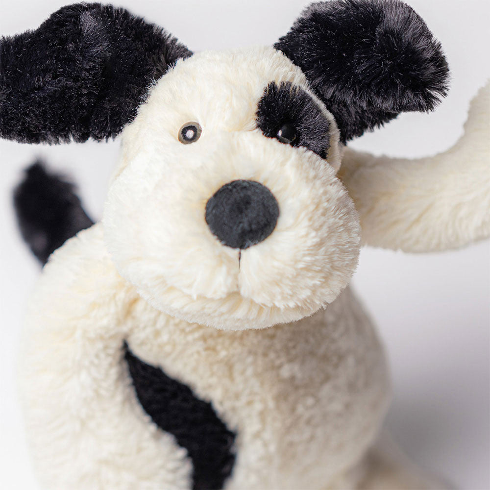 Bashful Black and Cream Puppy Original (Medium)