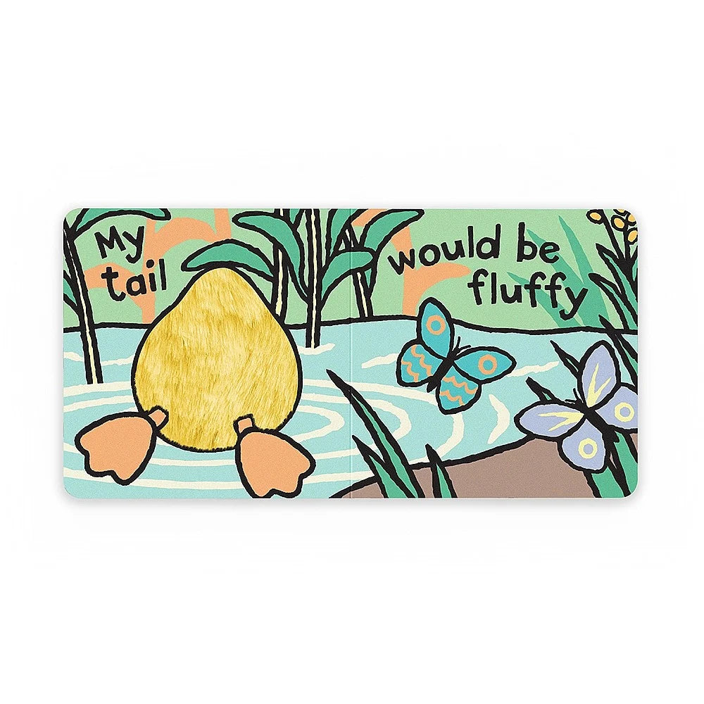 Soft cover of "If I Were a Duckling" board book by Jellycat Books, featuring colorful duckling illustrations.