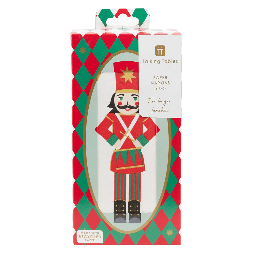 Nutcracker Long Lunch Paper Napkins - Pack of 16