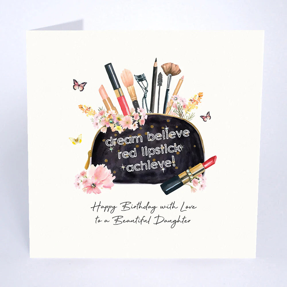 Happy Birthday With Love to a Beautiful Daughter Card