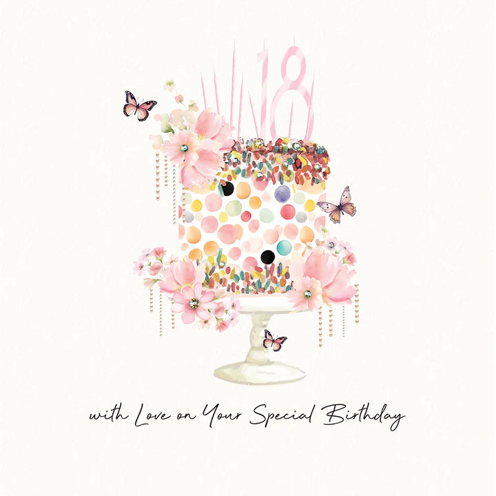 18 With Love on Your Special Birthday Card