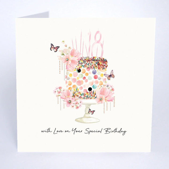 18 With Love on Your Special Birthday Card