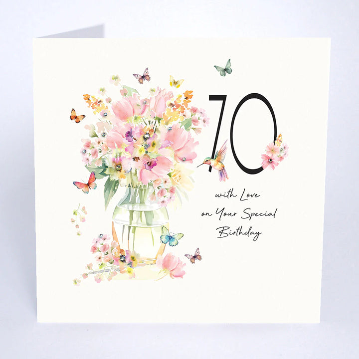 70 With Love on Your Special Birthday Card