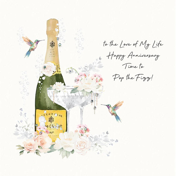 To The Love of My Life Happy Anniversary Card
