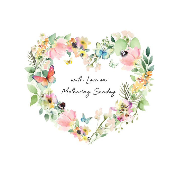With Love On Mothering Sunday Card
